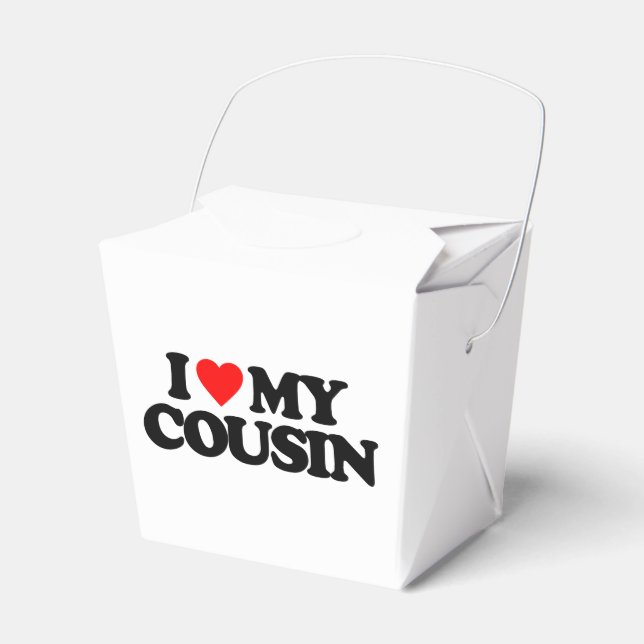 I LOVE MY COUSIN FAVOR BOXES (Front Side)