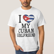 I Love My Cuban Girlfriend Cute Cuba Flag Heart