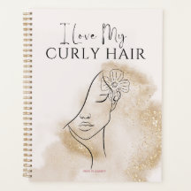 I LOVE MY CURLY HAIR PLANNER