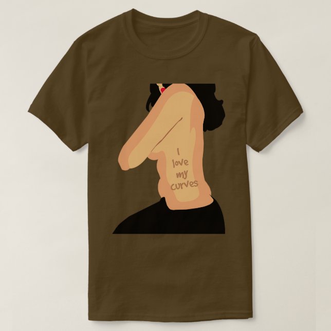 i love my curves T-Shirt (Design Front)