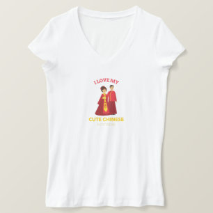 I Love my Cute Chinese Boyfriend BF T-Shirt