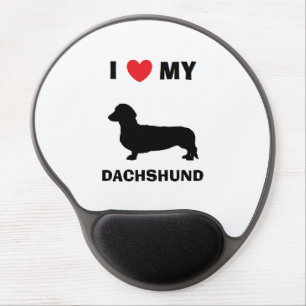 "I Love My Dachshund" Gel Mousepad