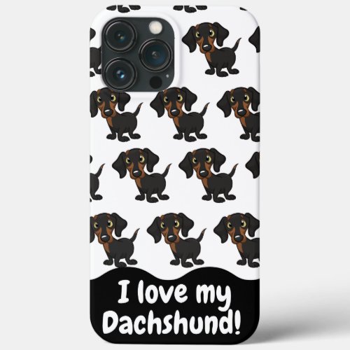 I Love my Dachshund iPhoneiPad Case