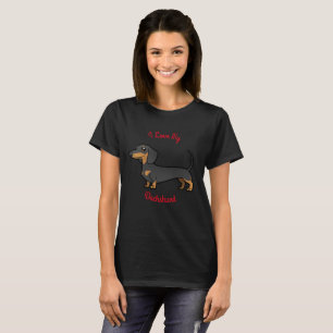 I Love My Dachshund T-Shirt