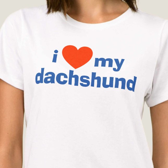 I Love My Dachshund Tank Top (Creator Uploaded)