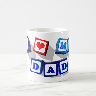 I LOVE MY DAD COFFEE MUG