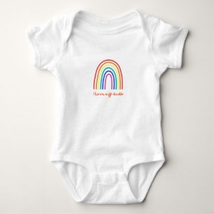 I Love My Dad Rainbow T-Shirt Baby Bodysuit