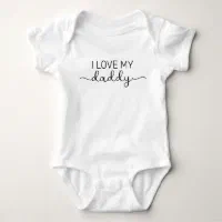 Hi Daddy Pregnancy Announcement to Husband Baby Bodysuit