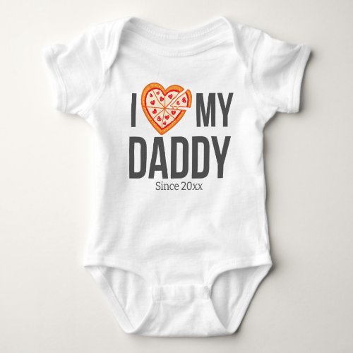 I LOVE MY DADDY BABY CLOTHES CUSTOM TEXT BABY BODYSUIT