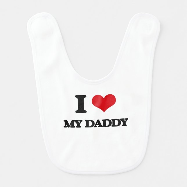 I Love My Daddy Bib (Front)