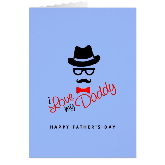I Love My Daddy Cards (Front)