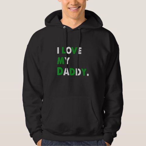 I Love My Daddy Dad Grandpa Fathers Day Tees 1