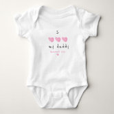 Pink Watercolor Hearts Big Sister Name Monogram To Toddler T-shirt