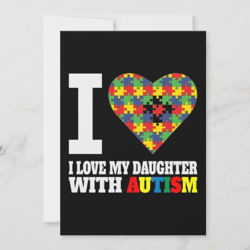 I Love My Daughter With Autism Save The Date