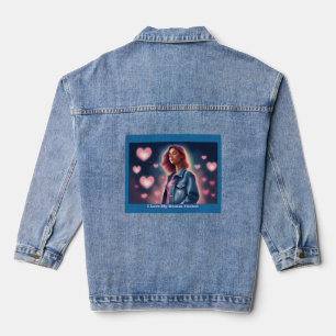 I Love My Denim Jacket Pink Hearts