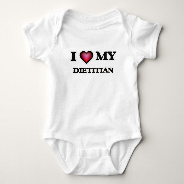 I love my Dietitian Baby Bodysuit (Front)