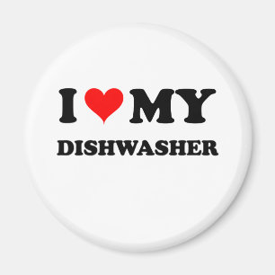I Love My Dishwasher Magnet
