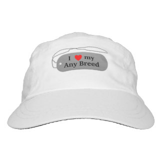 I love my dog breed headsweats hat