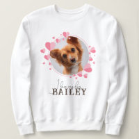 I Love My Dog / Cat Quote with Custom Photo & Name