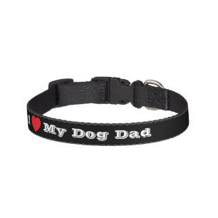 I ♥️ Love My Dog Dad Pet Collar