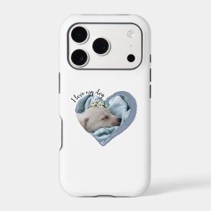 I Love My Dog Heart Photo iPhone 17 Pro Case