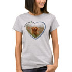 I Love My Dog Heart Photo T-Shirt