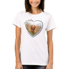 I Love My Dog Heart Photo T-Shirt