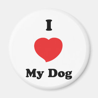 I LOVE my dog Magnet