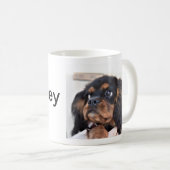 I Love My Dog personalized photo Coffee Mug (Front Right)