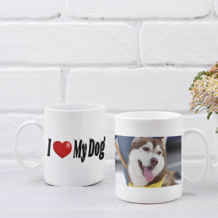 I Love My Dog photo  Coffee Mug