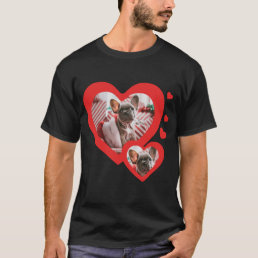 I love my dog photo front and back T-Shirt