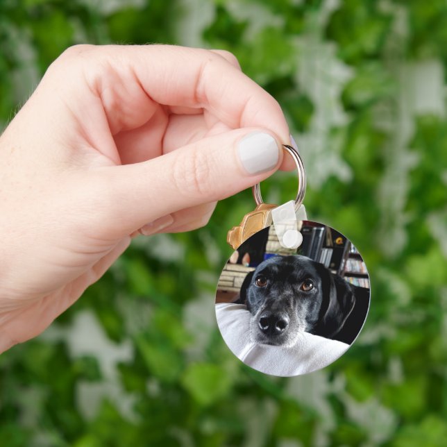 I Love My Dog | Photo Keychain (Hand)