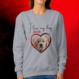 Love Me Dog Hoodie - Red