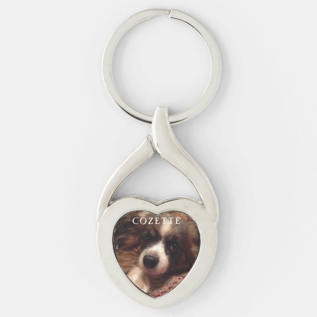 I Love My Dog So Much  Keychain (Front)