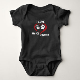 I love my dog T-Shirt Baby Bodysuit