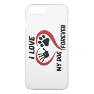 I love my dog throw pillow iPhone 8 plus/7 plus case