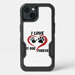 I love my dog throw pillow iPhone 13 case