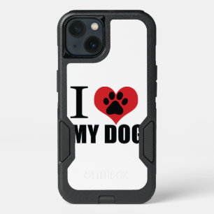 I love my dog throw pillow iPhone 13 case