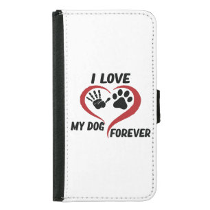 I love my dog throw pillow samsung galaxy s5 wallet case