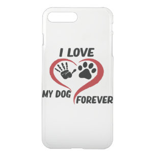 I love my dog throw pillow iPhone 8 plus/7 plus case