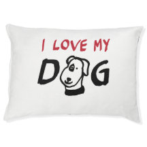 I Love My Dog with dog illustration
