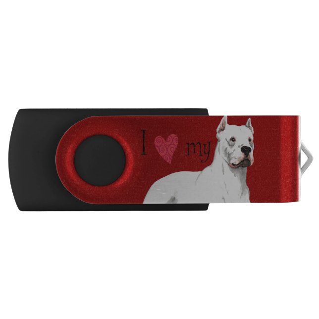 I Love my Dogo USB Flash Drive (Front)