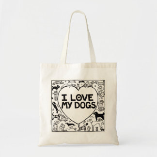 I Love My Dogs - Tote Bag