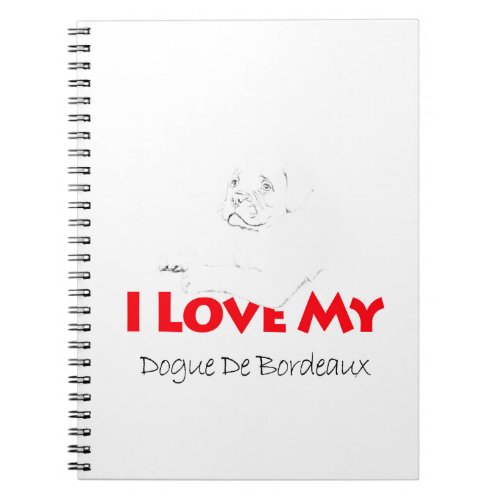 I love my Dogue de sketch Bordeaux Notebook