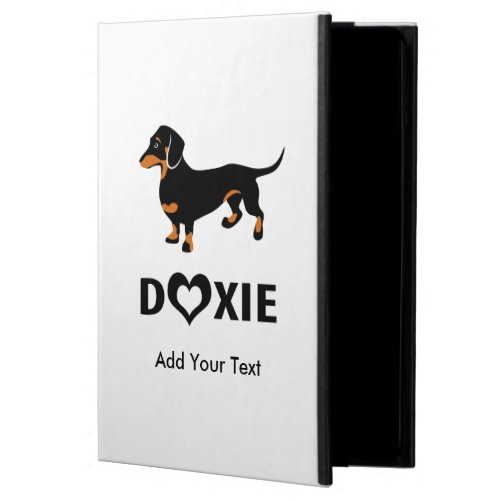 I Love My Doxie Dog _ Cute Dachshund Powis iPad Air 2 Case