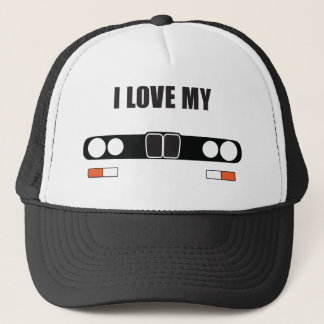 i love my E28 Trucker Hat