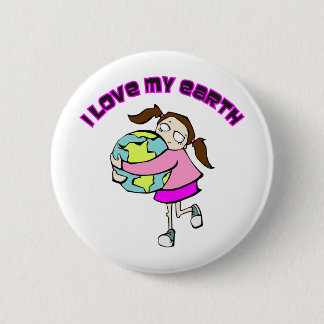 I Love My Earth Button