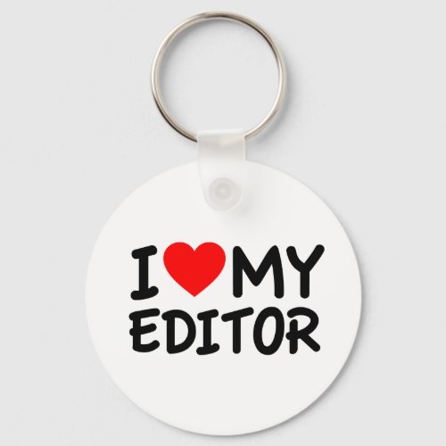 I love my editor keychain