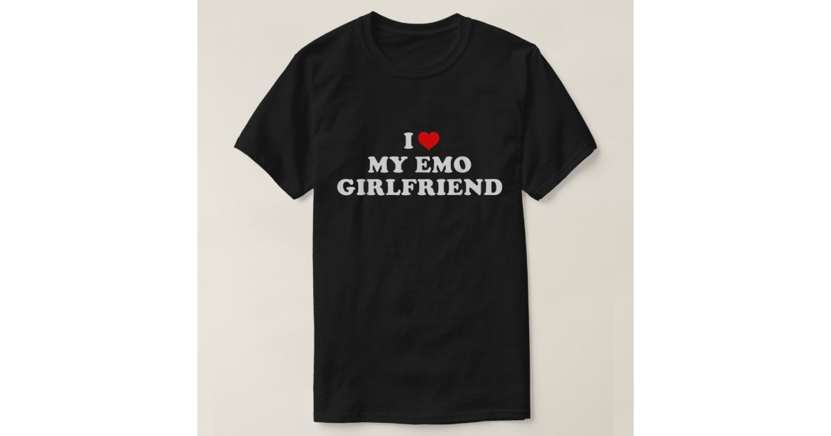  I Heart Emo Bitches Funny Quote Red Heart Emo Girl Style  Premium T-Shirt : Clothing, Shoes & Jewelry