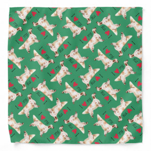 I Love my English Setter Bandana